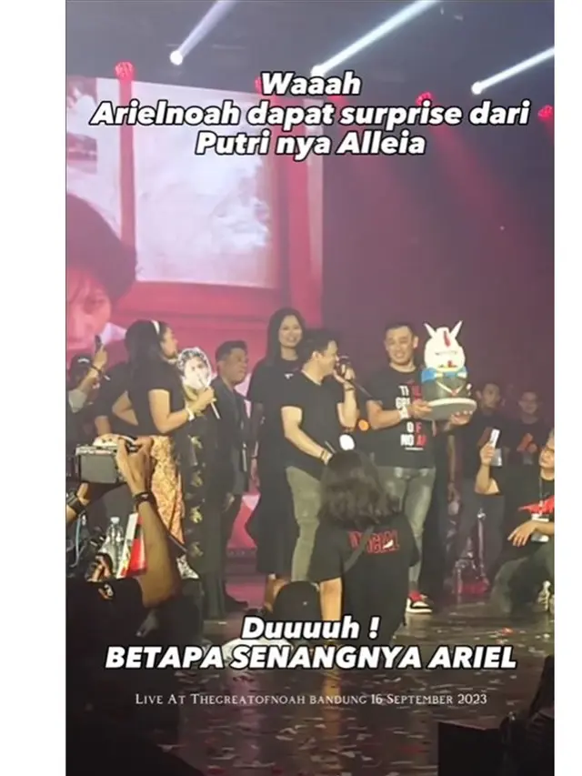 Ariel NOAH Kejutkan Netizen! Dapat Kado Spesial dari Alleia