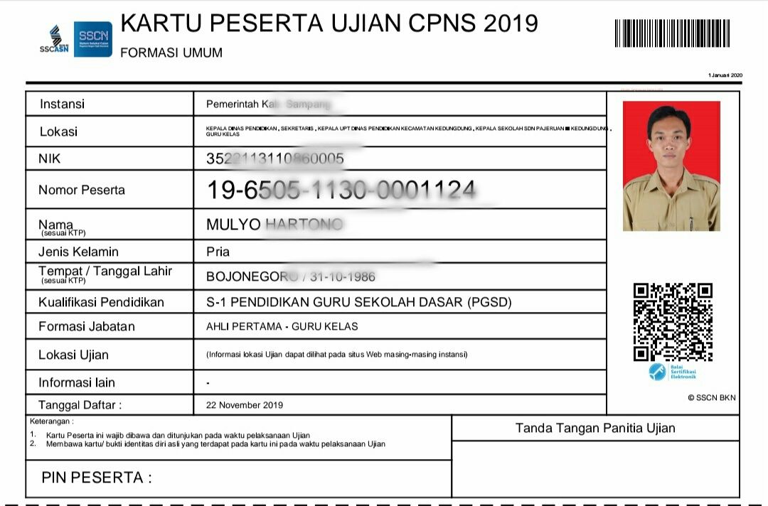 Panik! Kartu Ujian CPNS 2024 Sudah Bisa Dicetak!