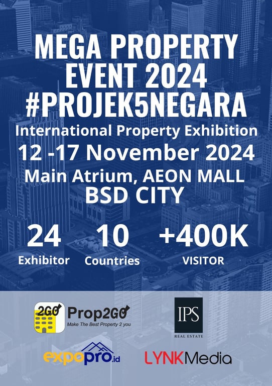 Pameran Properti Internasional Projek5Negara Siap Guncang AEON Mall BSD City