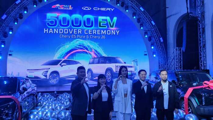 Wow! 5000 Mobil Listrik Chery Meluncur ke Konsumen!